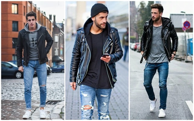 5 mix and match pakai jaket kulit biar kelihatan tambah keren dan macho bro!